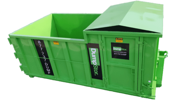 DumpStor Pro Side Angle 680 350 35 1 | Dumpster Rental Tennessee The DumpStor Pro Tool Shed dumpster Rental combo